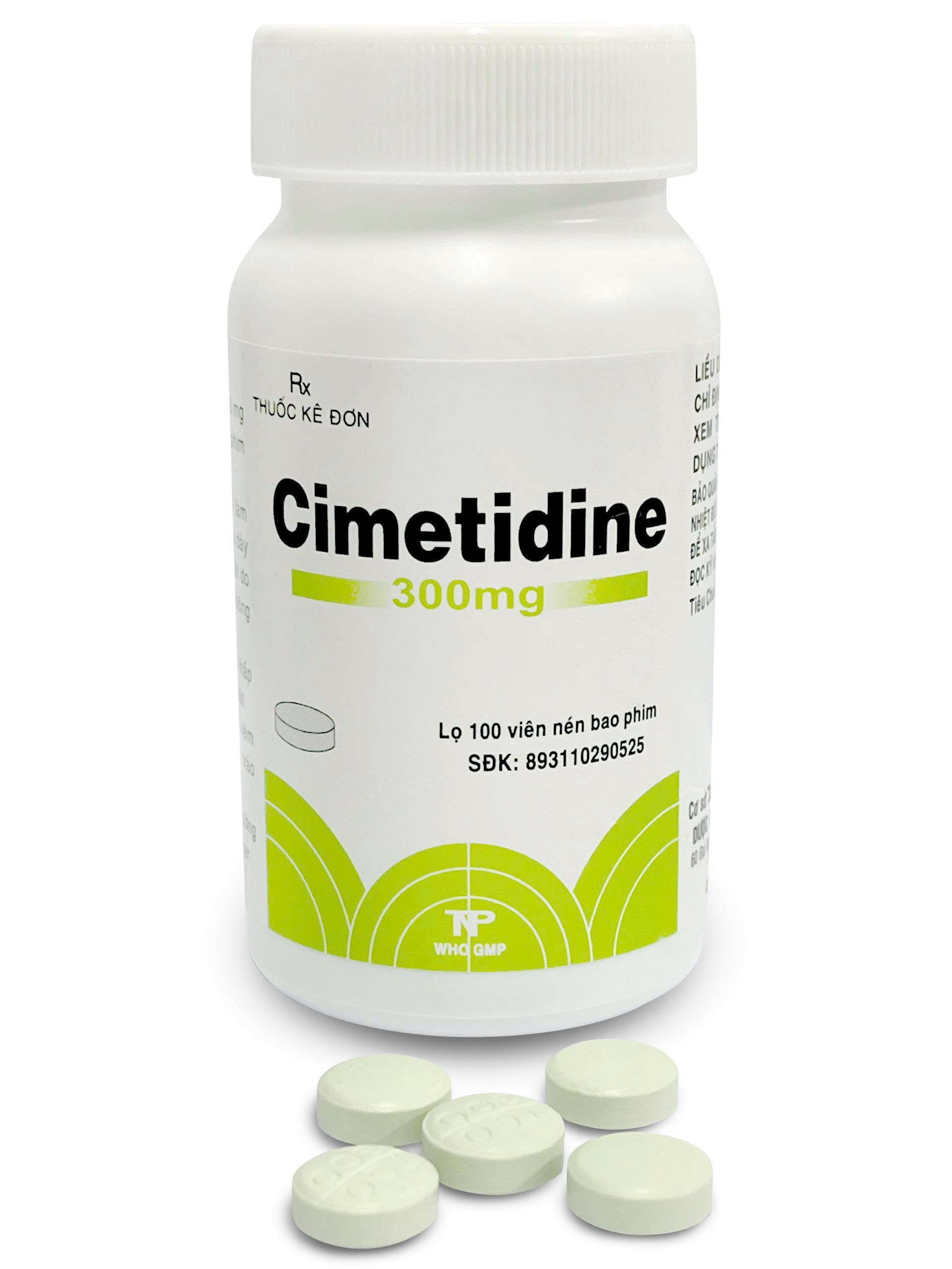 Cimetidine 300mg Thành Nam (C/100v)